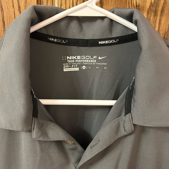Nike Golf Performance Dri-FIT Gray Polo Shirt XL - Picture 5 of 8